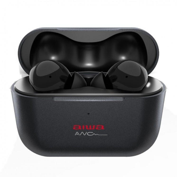 Auriculares bluetooth aiwa ebtw-888anc con estuche de carga/ autonomía 4h/ negros