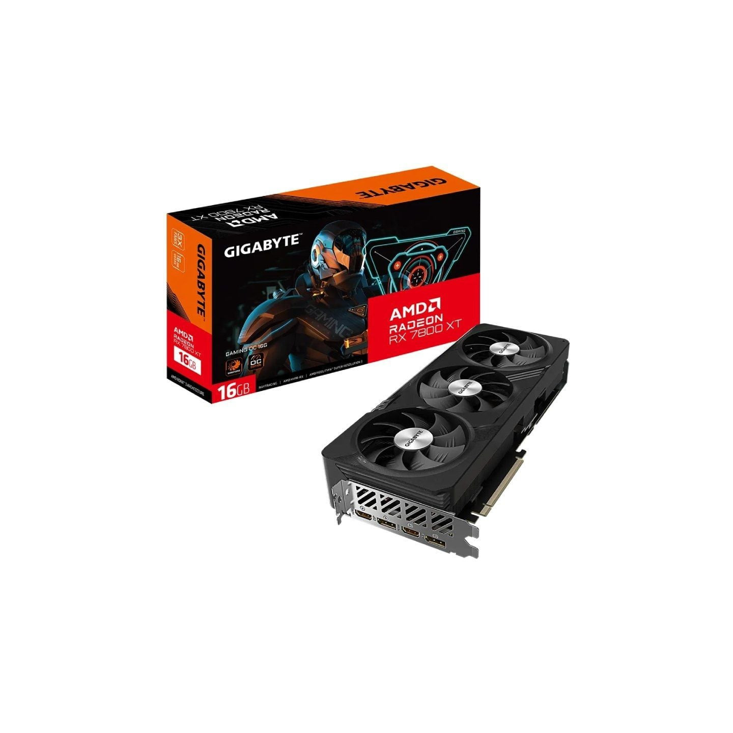 Tarjeta gráfica radeon rx 7800 xt gaming oc/ 16gb gddr6