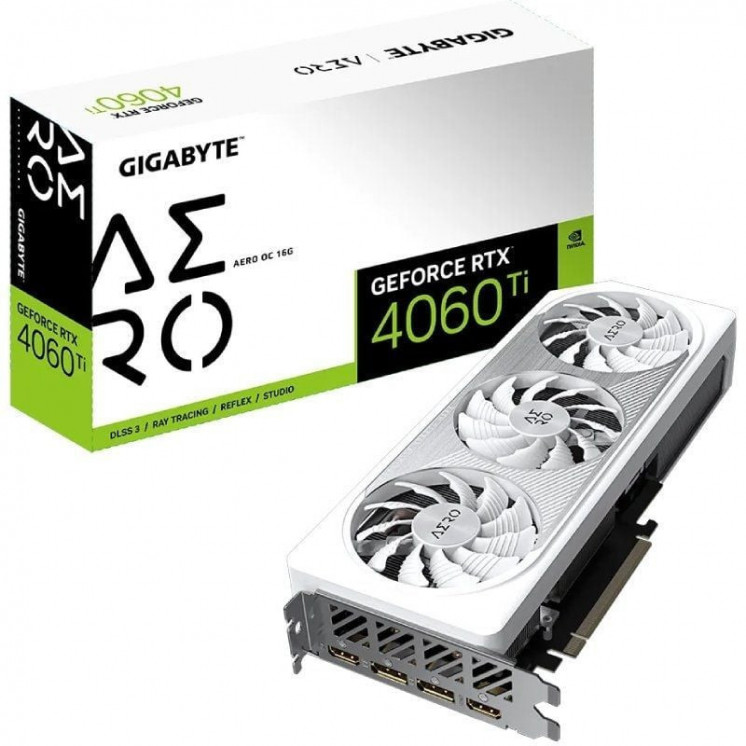 Tarjeta gráfica gigabyte geforce rtx 4060 ti aero oc 16g/ 16gb gddr6