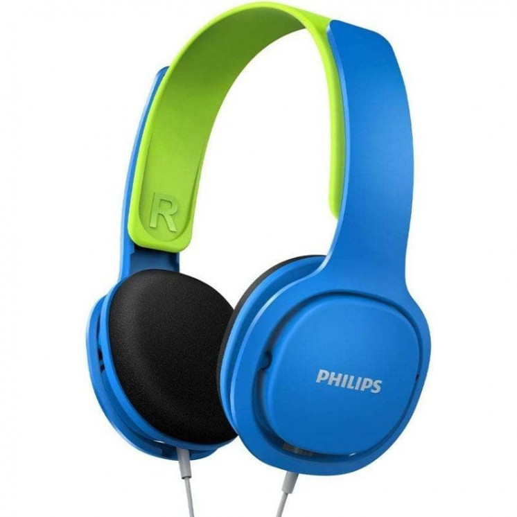 Auriculares philips shk2000bl/ jack 3.5/ azules