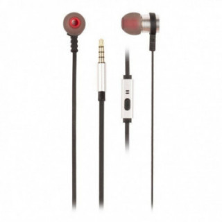 Auriculares intrauditivos ngs cross rally/ con micrófono/ jack 3.5/ plateados