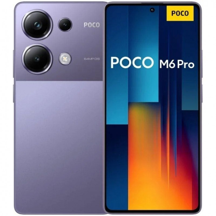 Smartphone xiaomi poco m6 pro 8gb/ 256gb/ 6.67'/ púrpura