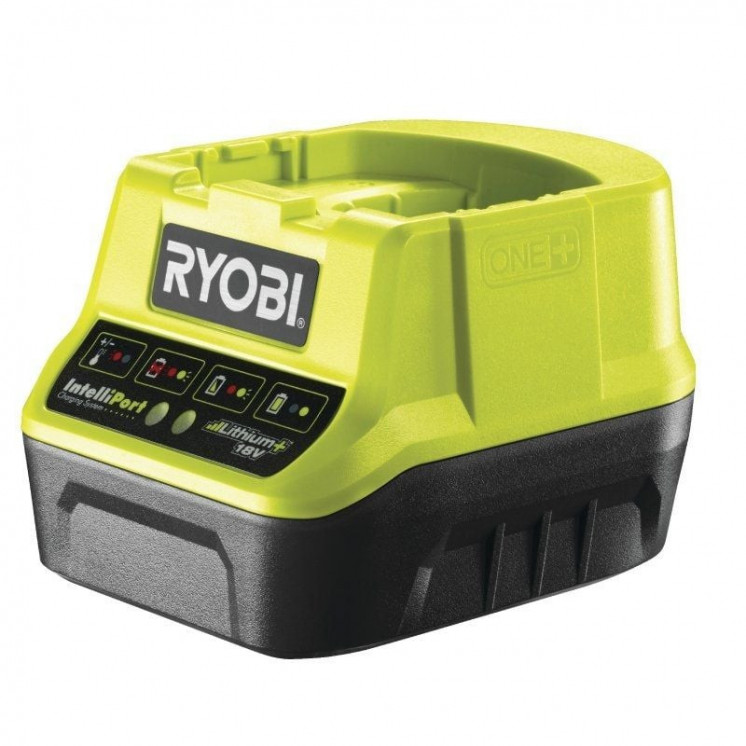 Cargador de baterías ryobi one+ rc18120 litio-ion/ 18v 2.0 ah/ sin batería