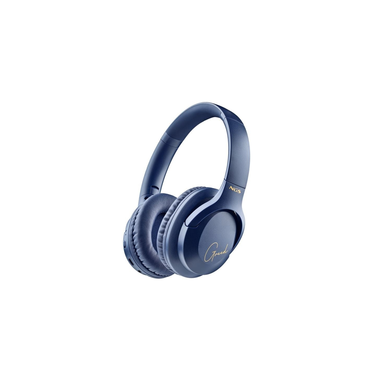 Auriculares inalámbricos ngs artica greed/ con micrófono/ bluetooth/ azules