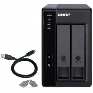 Das qnap tr-002/ 2 bahías 3.5'- 2.5'/ formato torre