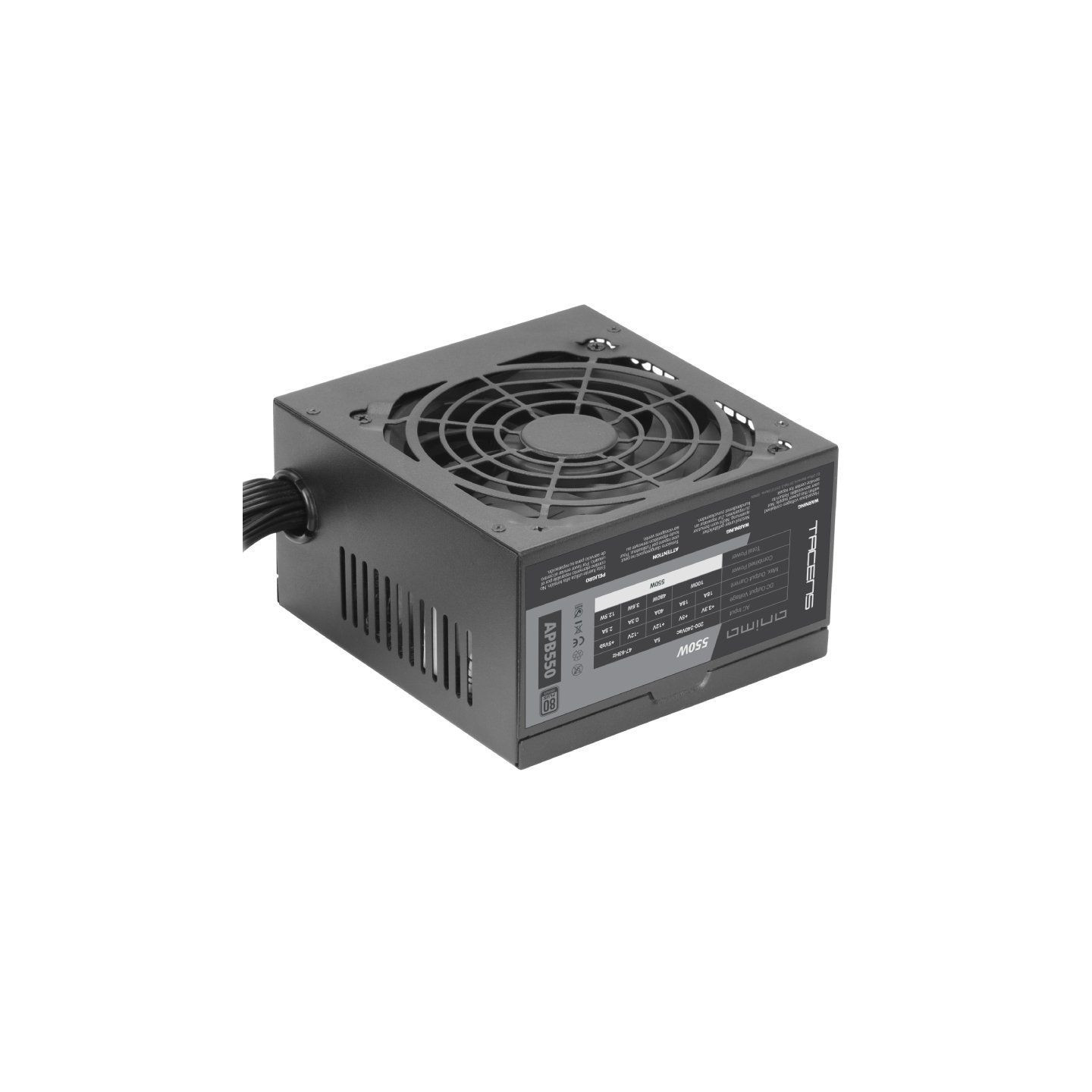 Fuente de alimentación anima apb550/ 550w/ ventilador 12cm/ 80 plus bronze