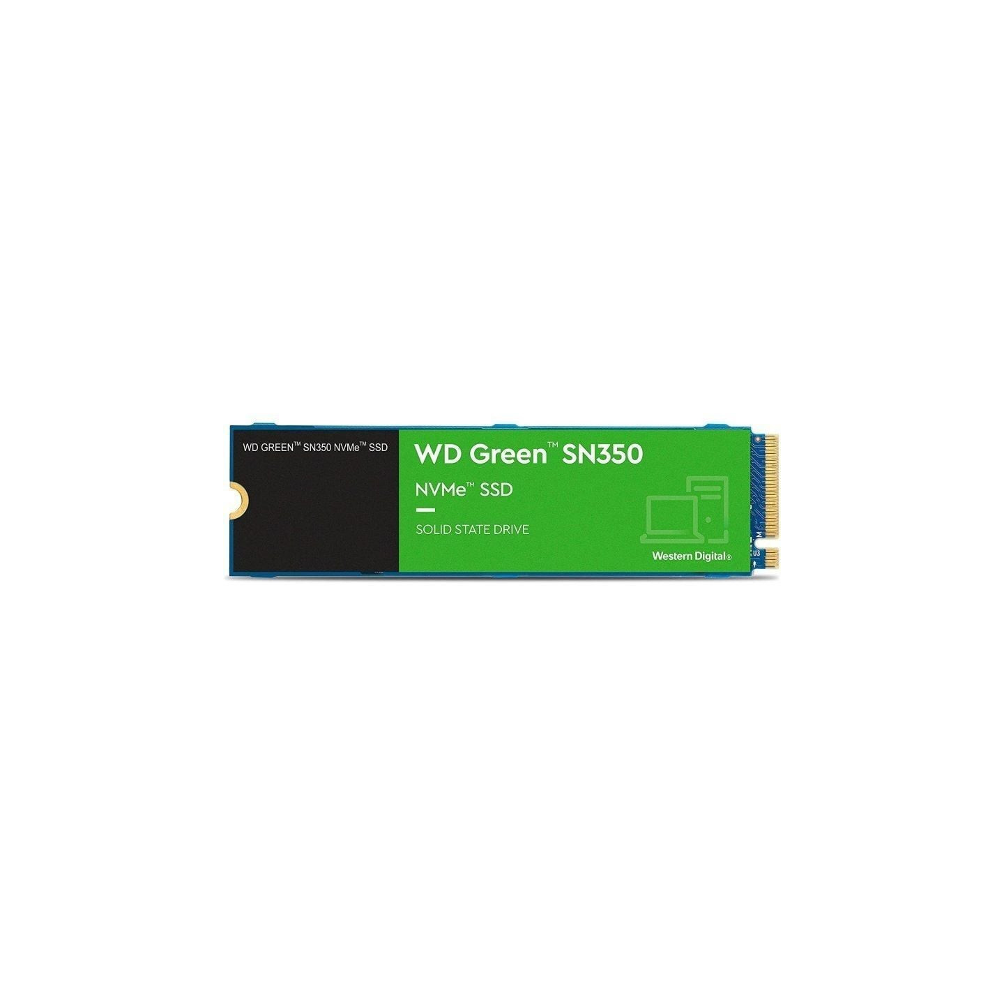 Disco ssd western digital wd green sn350 1tb/ m.2 2280 pcie/ full capacity