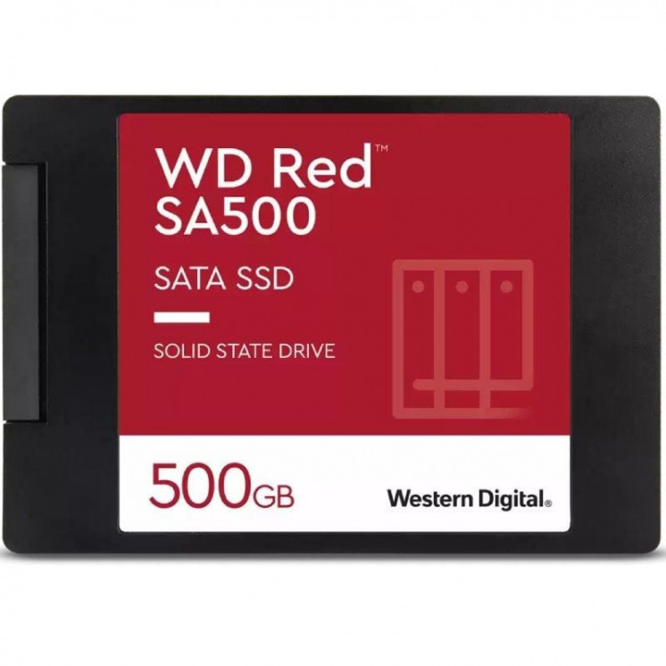 Disco ssd western digital wd red sa500 nas 500gb/ sata iii