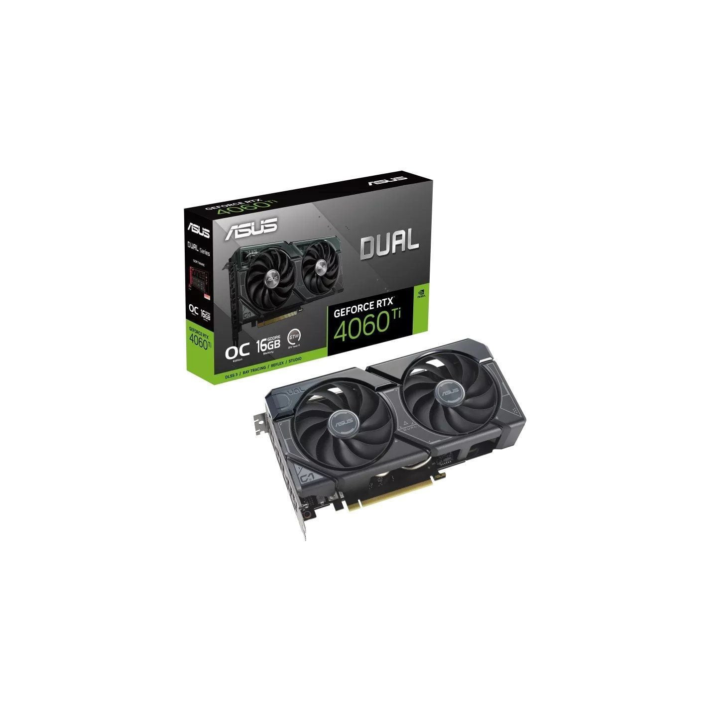 Tarjeta gráfica asus dual geforce rtx 4060 ti oc edition/ 16gb gddr6