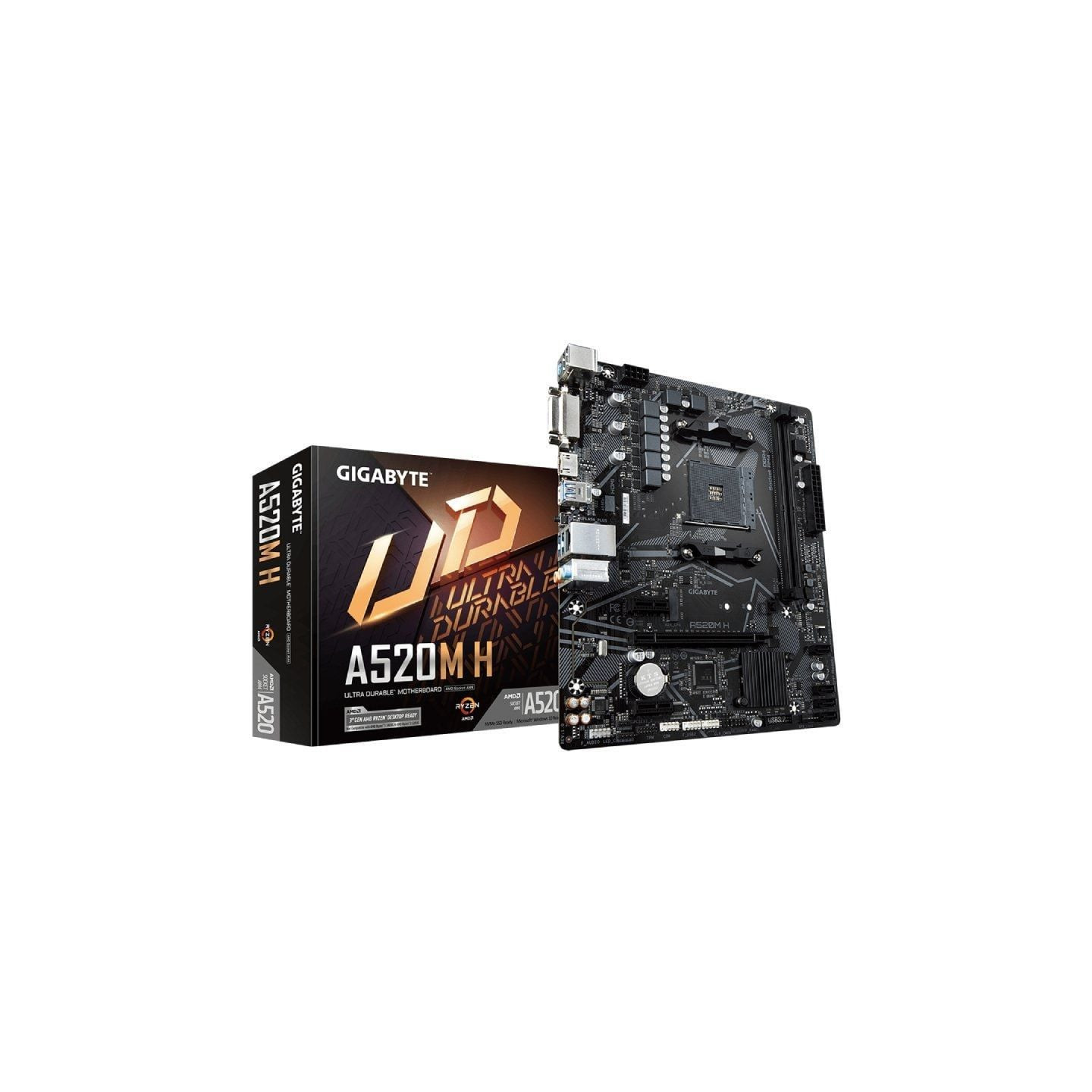 Placa base gigabyte a520m h socket am4/ micro atx