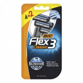 Cuchilla de afeitar bic flex3 classic/ 6 uds