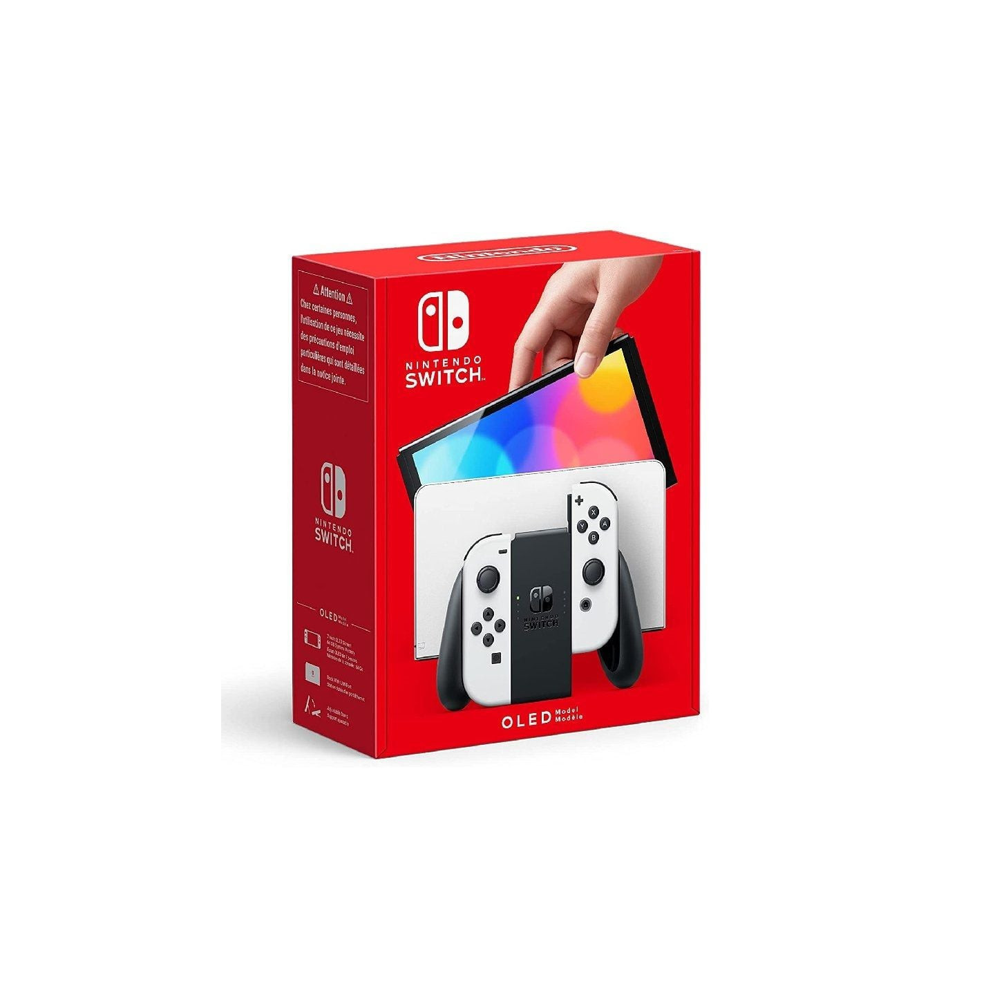 Nintendo Switch Versión OLED Blanca/ Incluye Base/ 2 Mandos Joy-Con