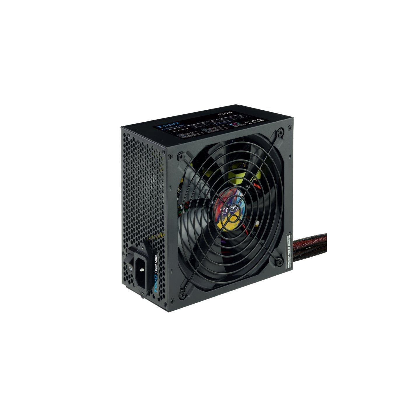 Fuente de alimentación tooq tqapolo-750sp/ 750w/ ventilador 14cm