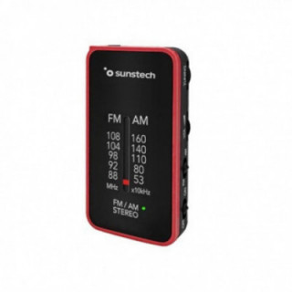 Radio portátil sunstech rpc6rd/ roja