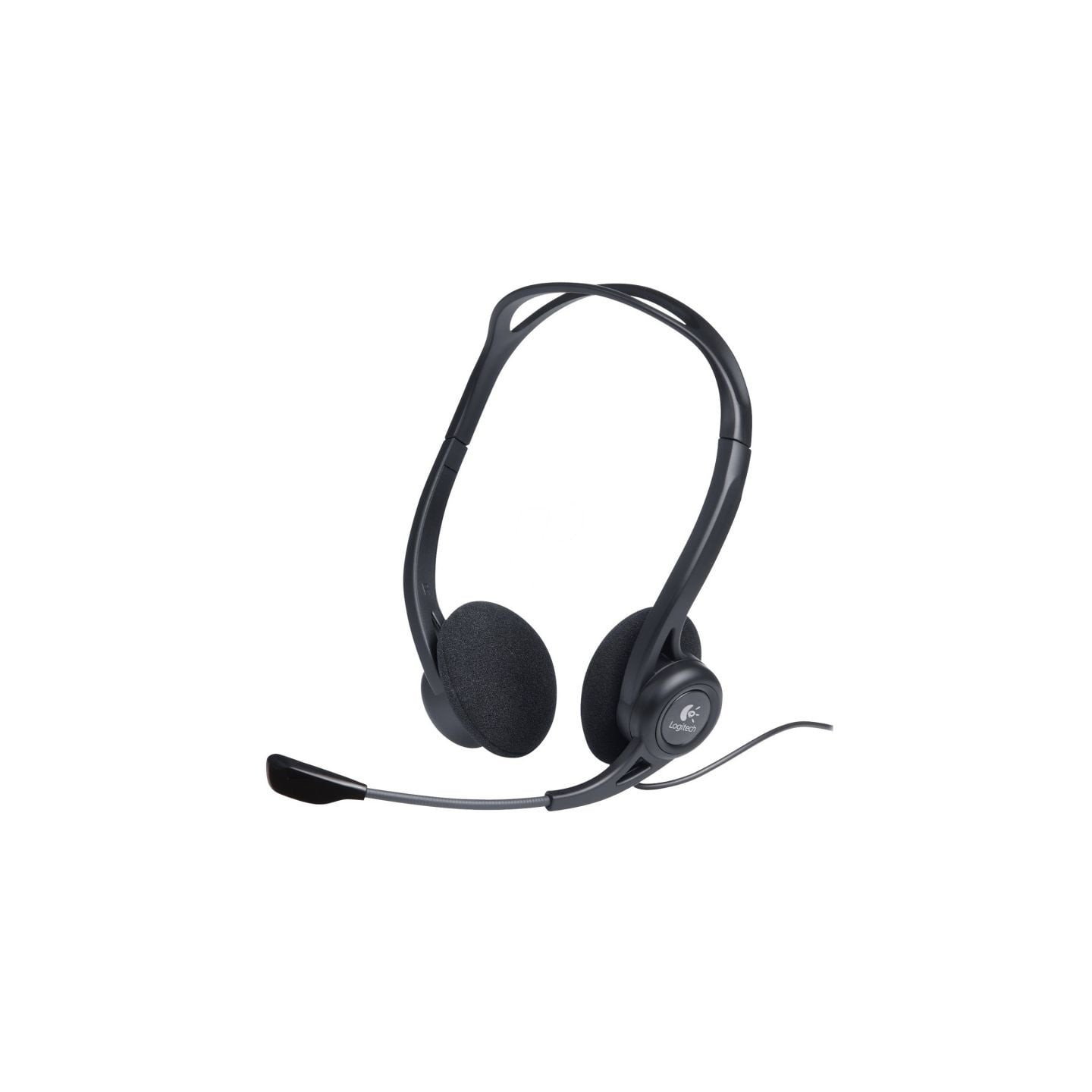 Auriculares logitech headset pc 960/ con micrófono/ usb/ negros