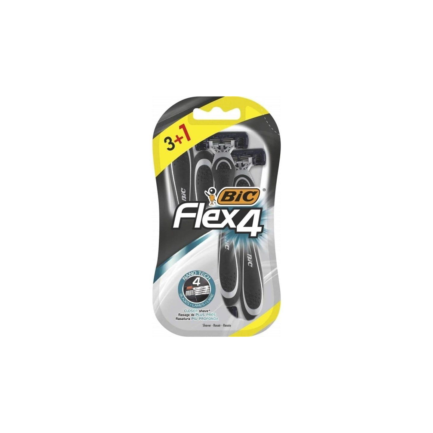 Cuchilla de afeitar bic flex 4/ 4 uds