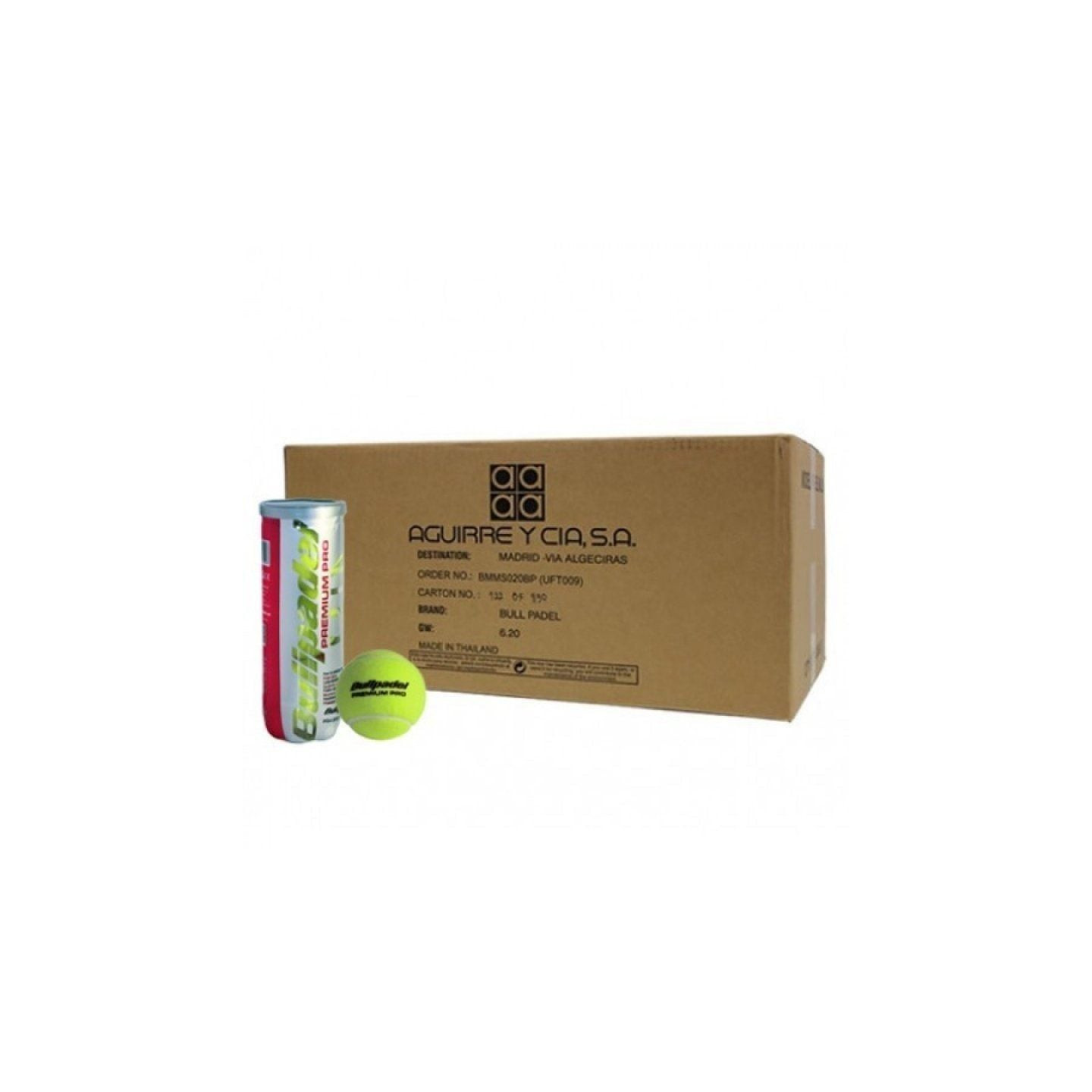 Cajón bolas bullpadel premium pro/ 24 packs de 3 unidades