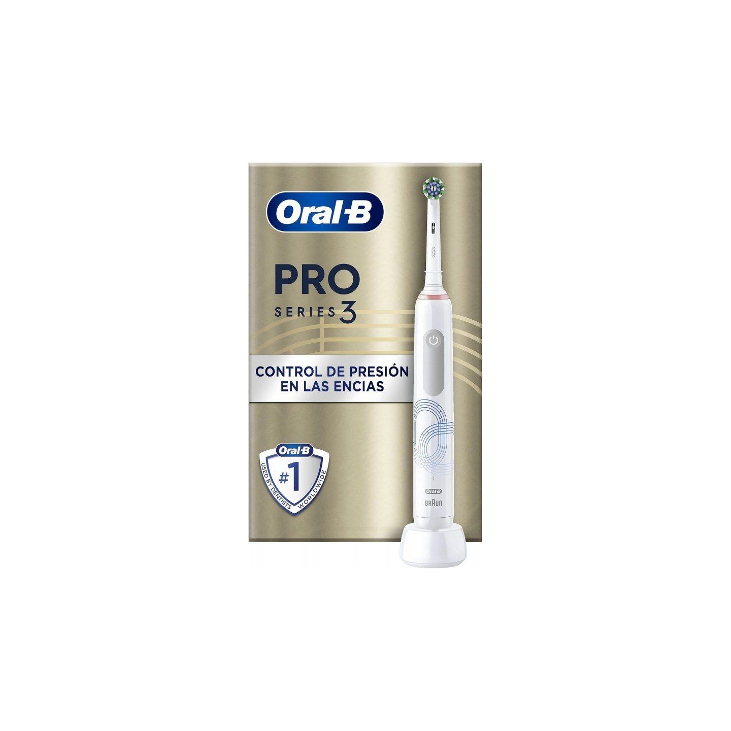 Cepillo dental braun oral-b pro 3 olympics desing edition/ blanco