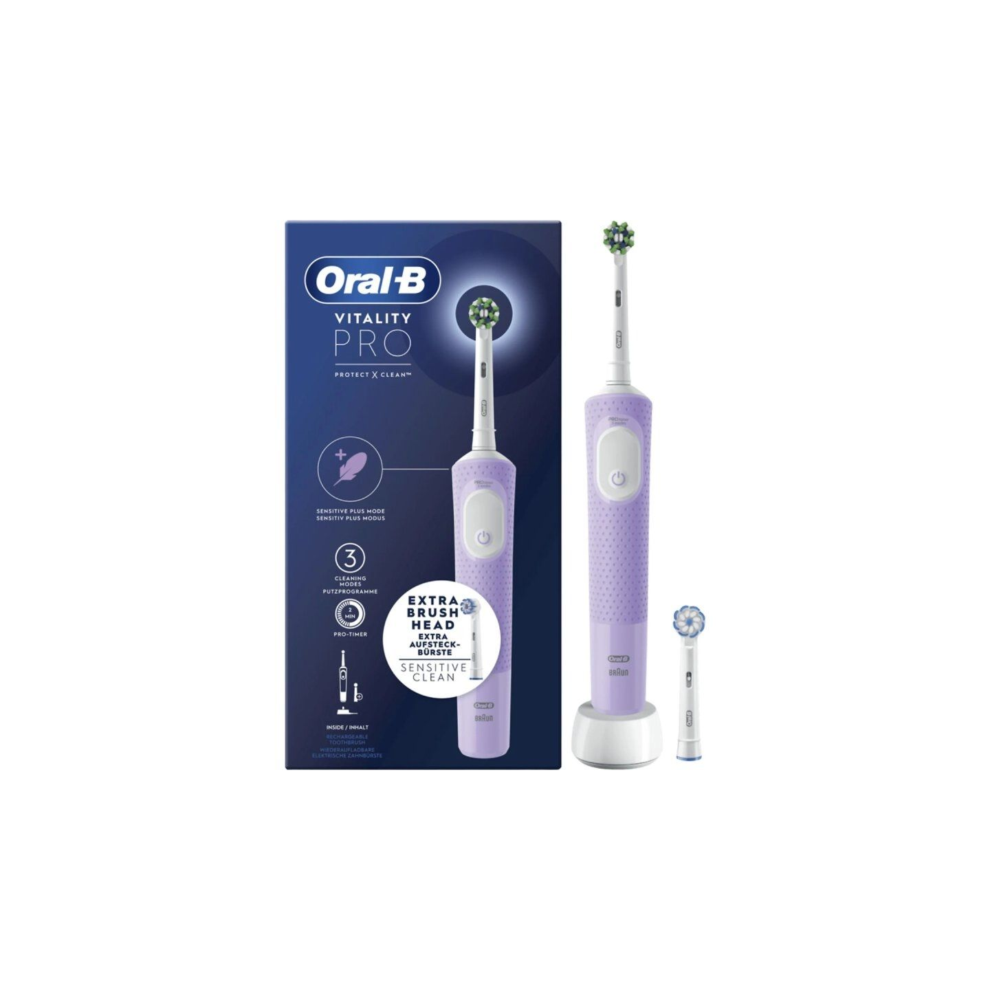 Cepillo dental braun oral-b vitality pro/ purpura