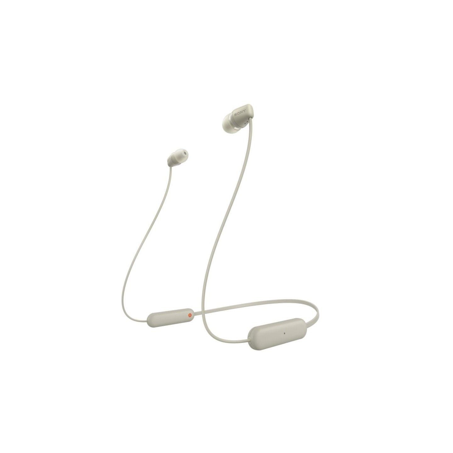 Auriculares inalámbrico intrauditivos sony wi-c100/ con micrófono/ bluetooth/ beige