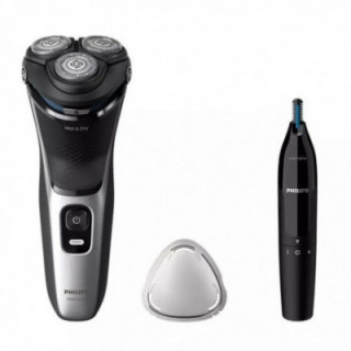 Afeitadora philips shaver series 3000 s3143/02/ con batería / 2 accesorios