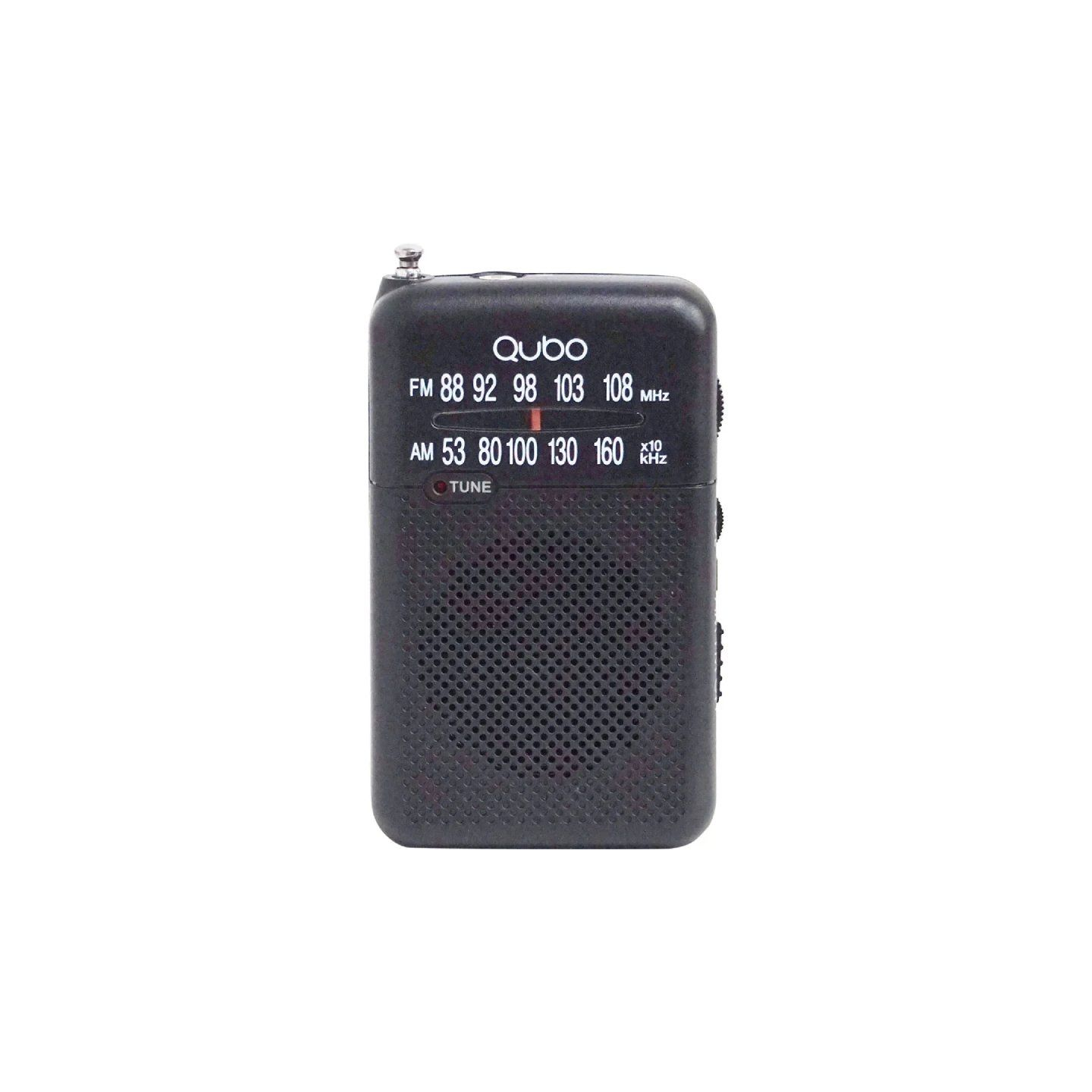 Radio portátil qubo r-s1/ negro