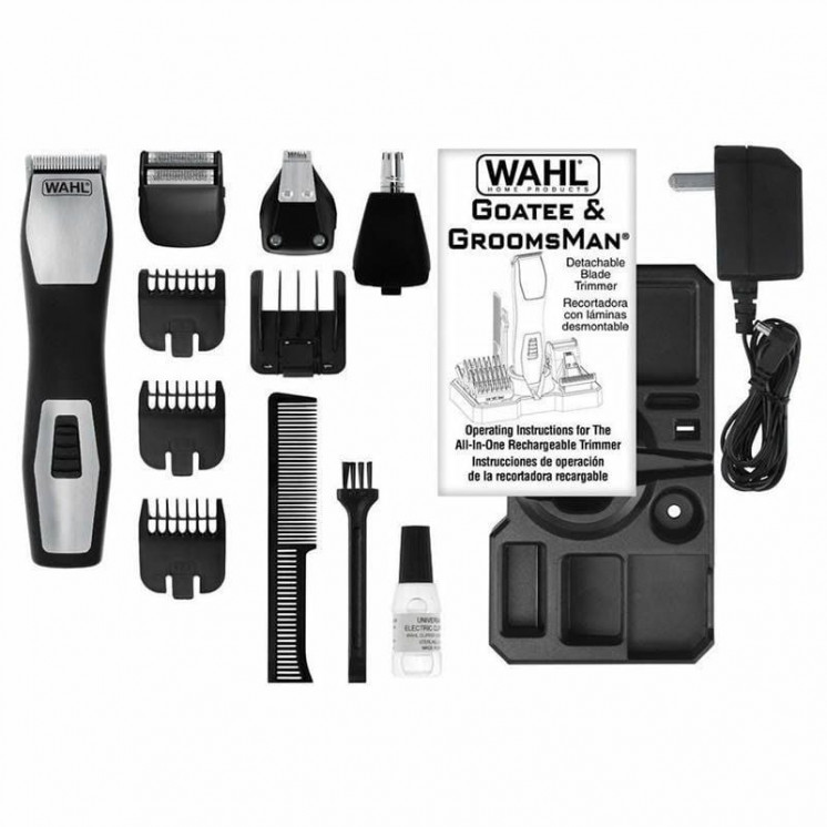 Cortabarbas wahl body groomer pro all in one/ con batería/ con cable/ 7 accesorios