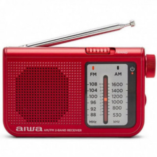 Radio portátil aiwa rs-55rd/ roja