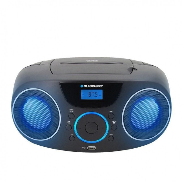 Radio cd blaupunkt blp8730/ negra y azul