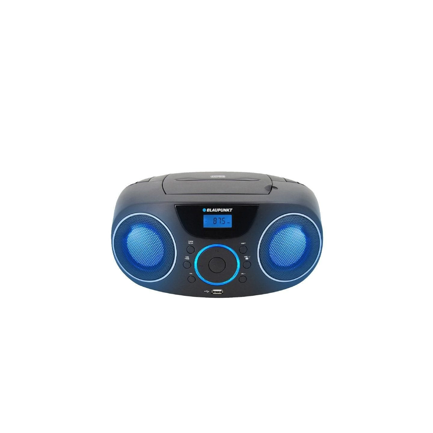 Radio cd blaupunkt blp8730/ negra y azul