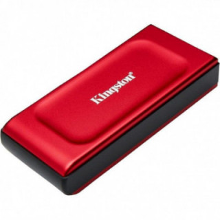 Disco externo ssd kingston xs1000 1tb/ usb 3.2/ rojo