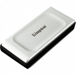 Disco externo ssd kingston sxs2000 2tb/ usb 3.2/ plata