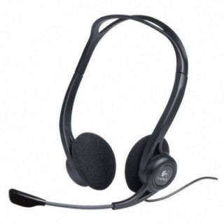 Auriculares logitech headset pc 960/ con micrófono/ usb/ negros