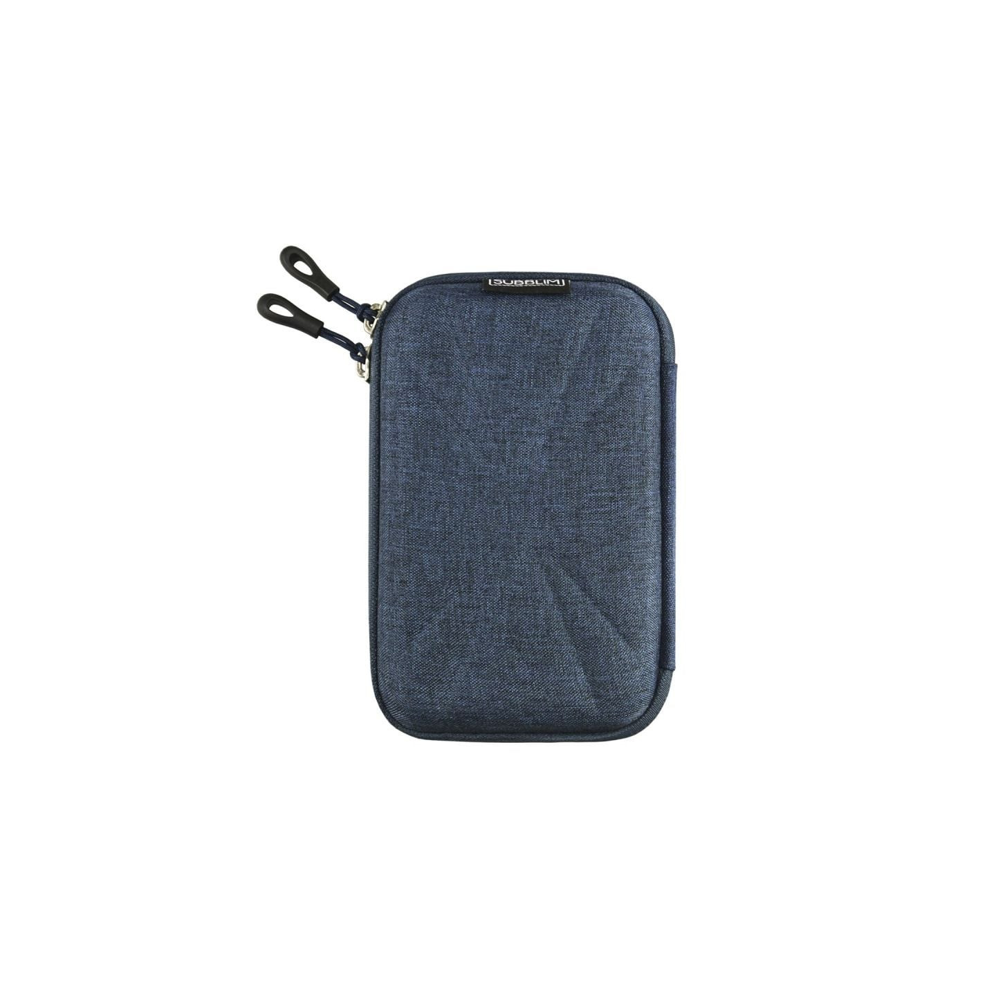 Funda para disco externo de 2.5' subblim hdd business/ azul oscuro