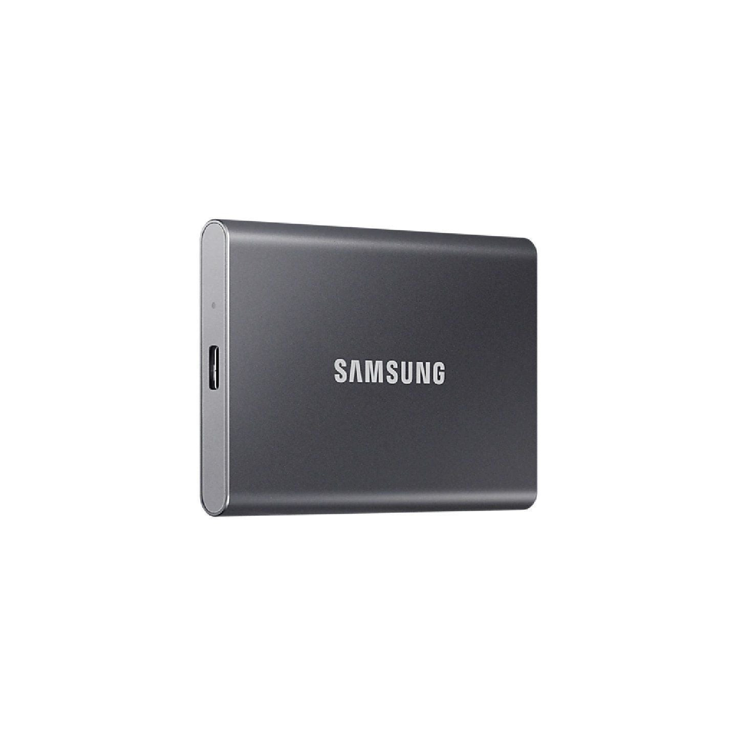 Disco externo ssd samsung portable t7 1tb/ usb 3.2/ gris