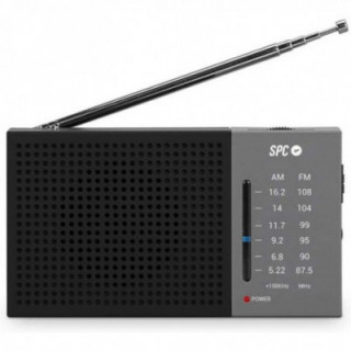 Radio portátil sunstech rpds32bl/ negra y azul