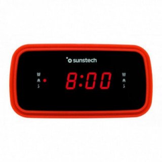 Despertador sunstech frd60rd/ radio fm