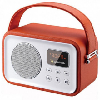 Radio portátil sunstech rpbt450/ roja