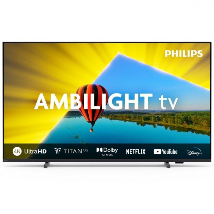 Televisor philips 55pus8079 55'/ ultra hd 4k/ ambilight/ smart tv/ wifi