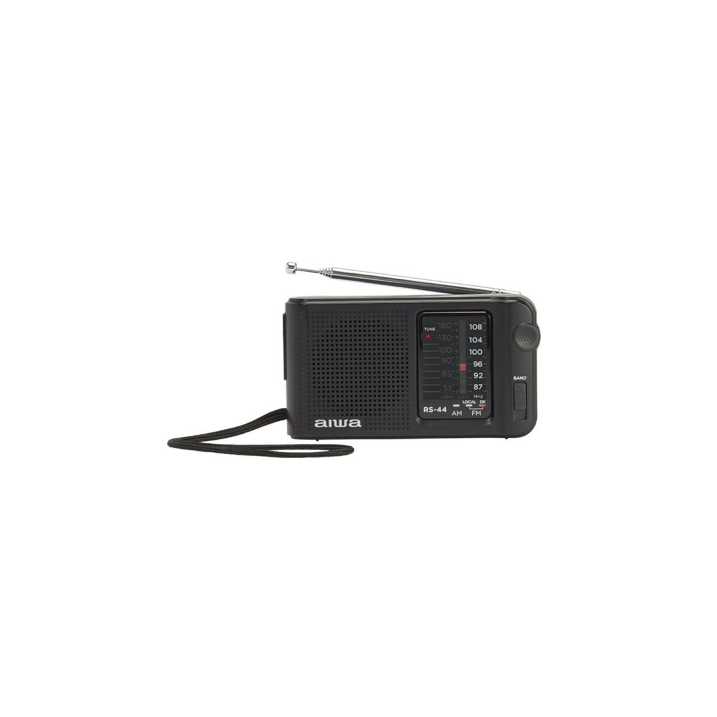 Radio portátil aiwa rs-44/ negra