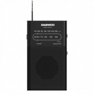 Radio portátil daewoo dw1027/ negra