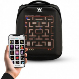 Mochila con pantalla led woxter t3hd/ capacidad 15l/ negra