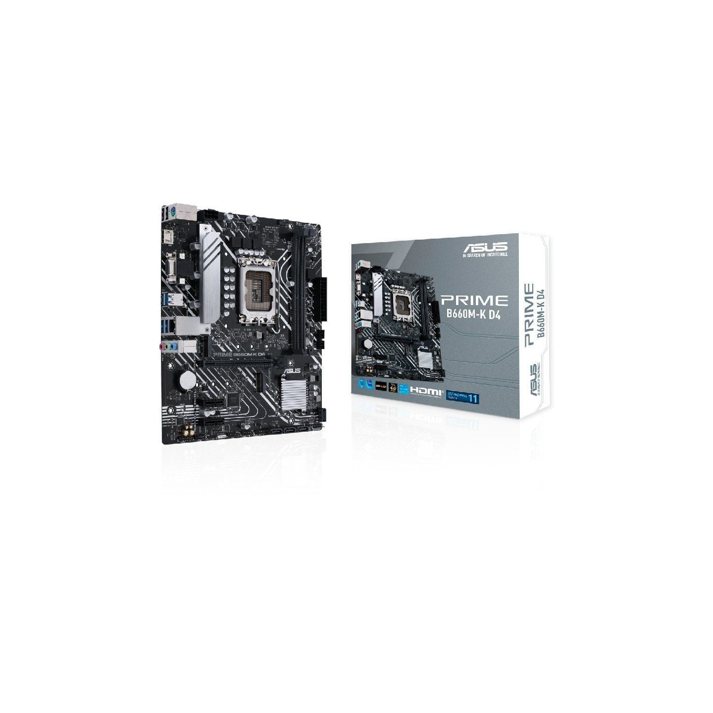 Placa base asus prime b660m-k d4/ socket 1700/ micro atx