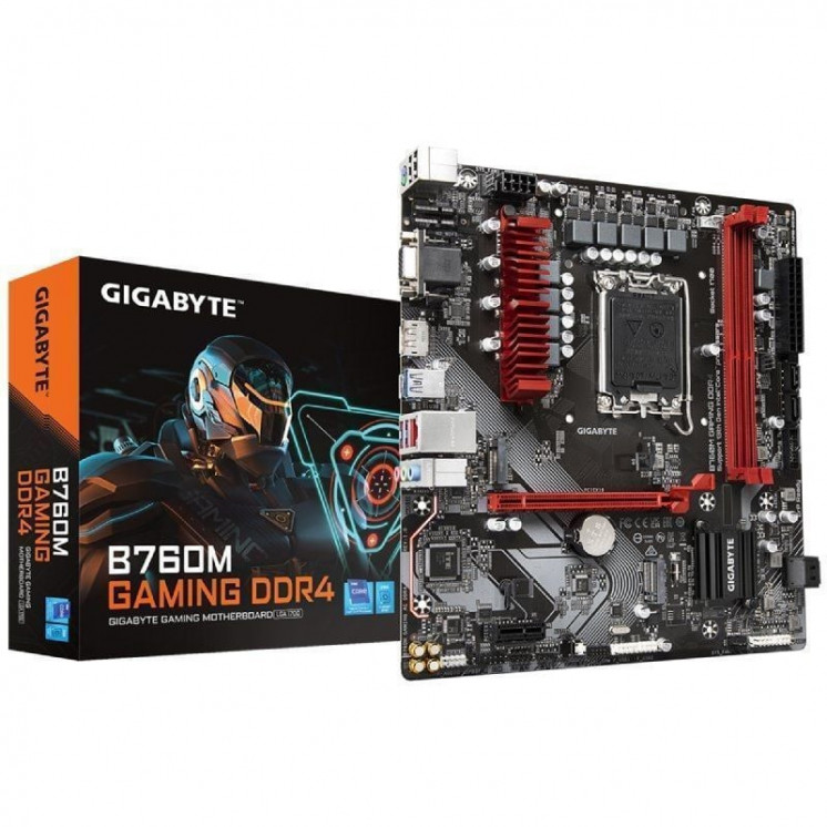 Placa base gigabyte b760m gaming ddr4 socket 1700/ micro atx