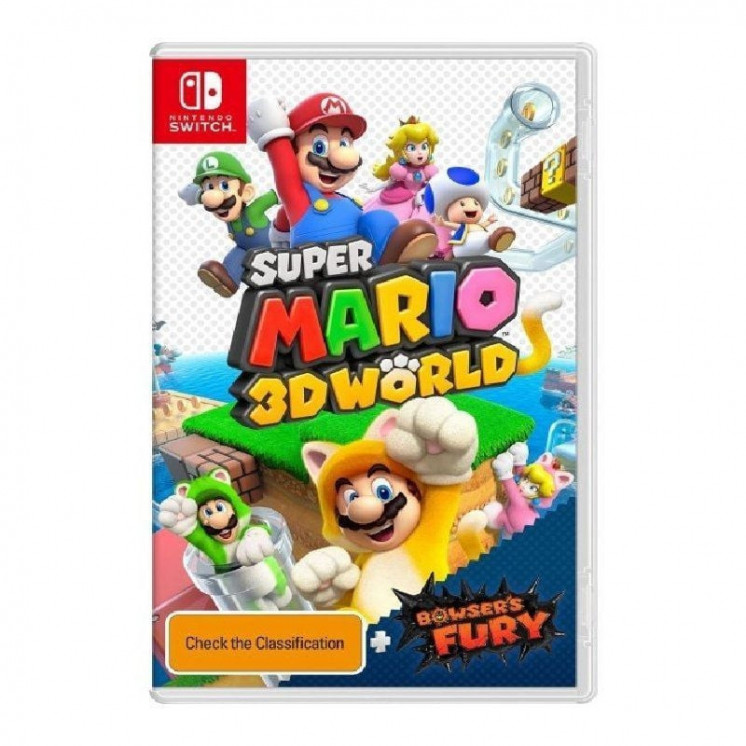 Juego para consola nintendo switch super mario 3d world + bowsers fury