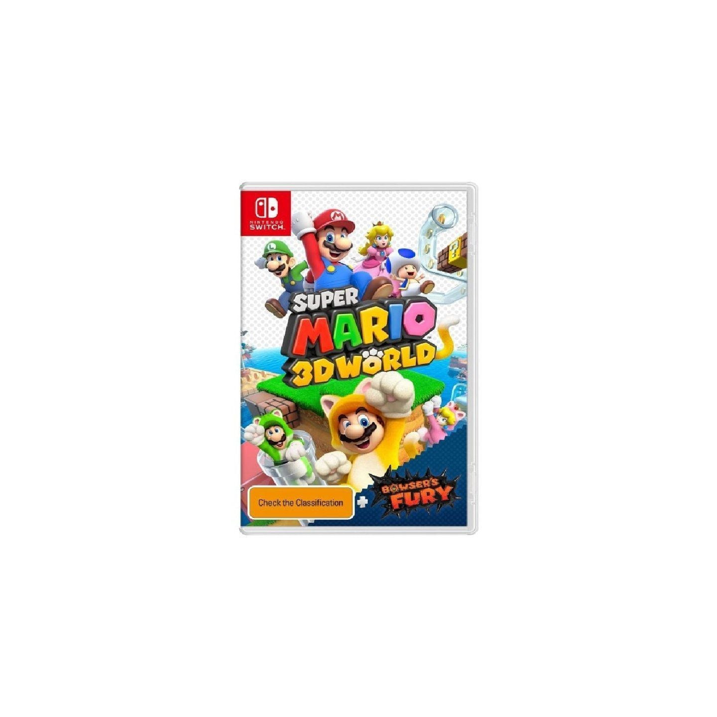 Juego para consola nintendo switch super mario 3d world + bowsers fury