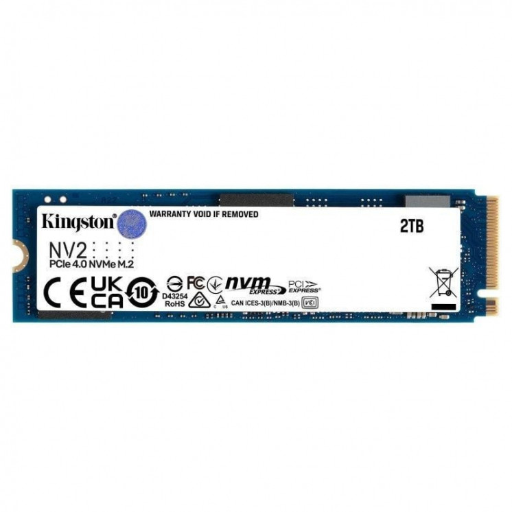 Disco ssd kingston nv2 2tb/ m.2 2280 pcie 4.0 nvme