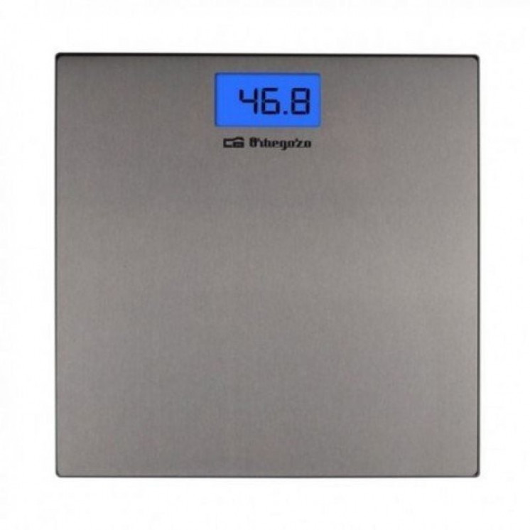 Báscula de baño orbegozo pb-2222 a/ hasta 150kg/ gris