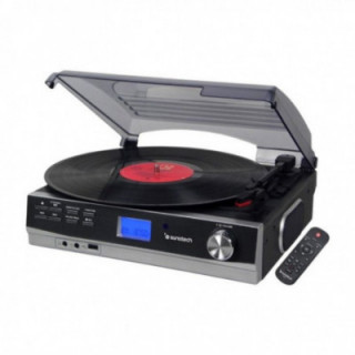 Tocadiscos sunstech pxr23/ bluetooth/ radio fm/ conversor a mp3