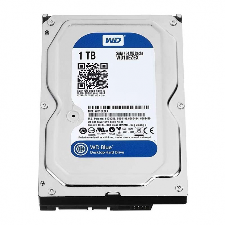 Disco duro western digital caviar blue 1tb/ 3.5'/ sata iii/ 64mb